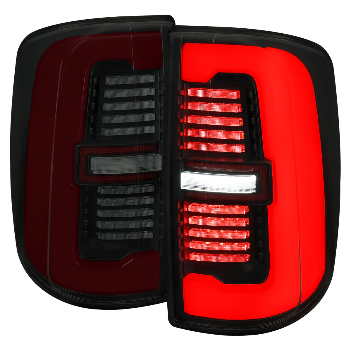 Spec-D Tail Lights RAM 2500 3500 (19-24) Full LED Black or Glossy Black Housing w/ Sequential Turn Signals - Image 24