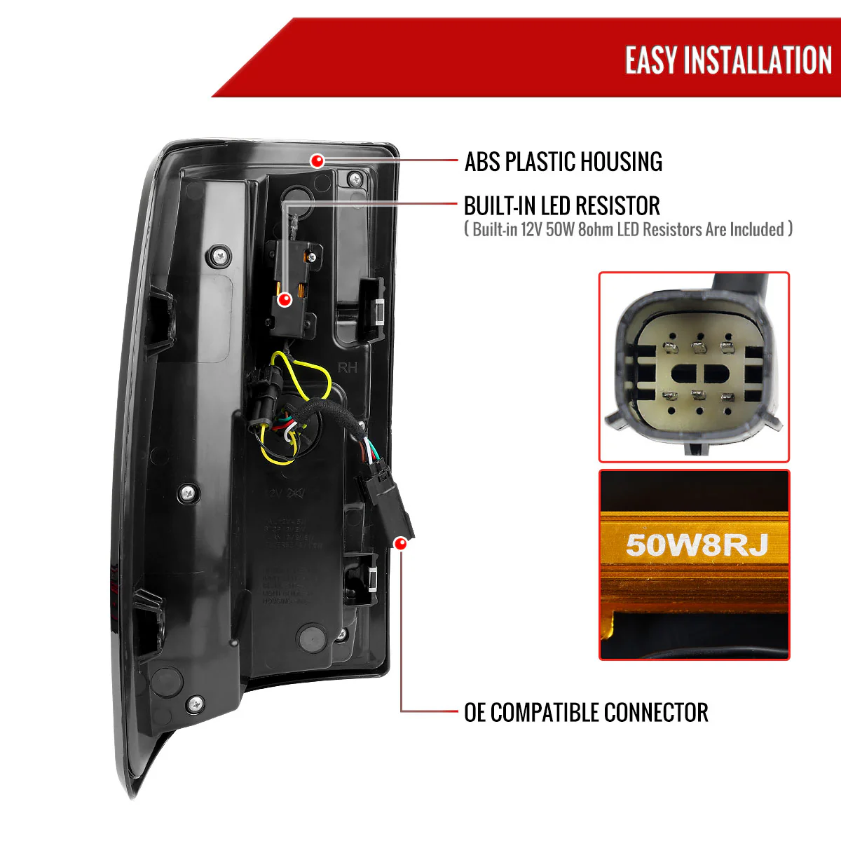 Spec-D Tail Lights RAM 2500 3500 (19-24) Full LED Black or Glossy Black Housing w/ Sequential Turn Signals - Image 30