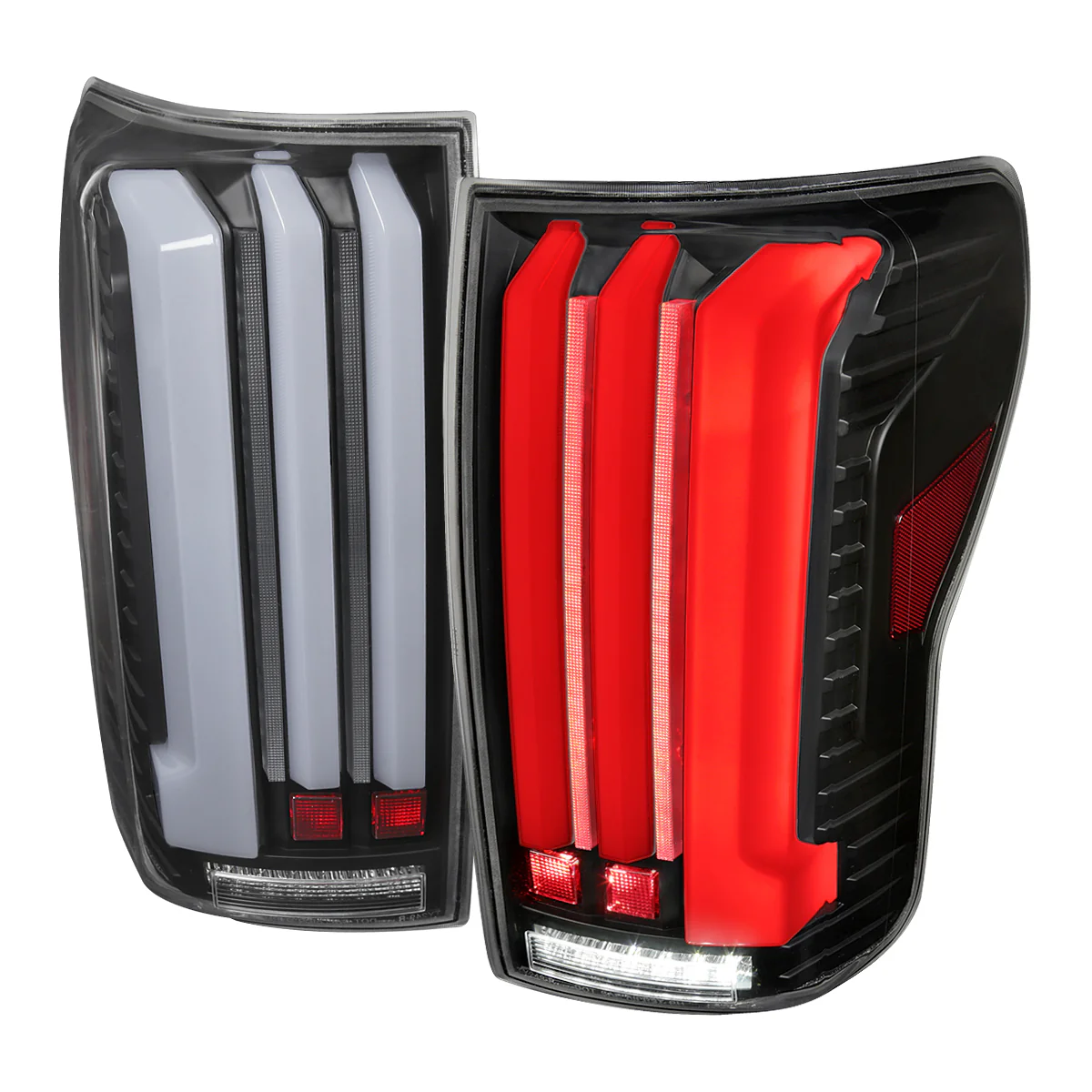 Spec-D Tail Lights Toyota Tundra (2007-2013) Full LED w/ Sequential Turn Signal Black or Smoked - Image 3
