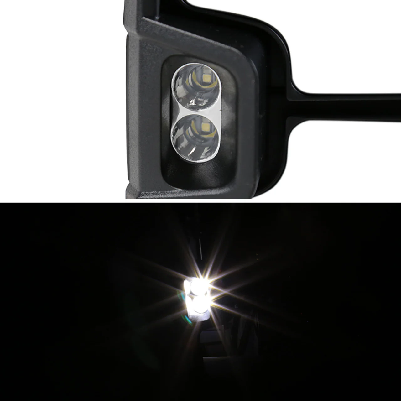 Spec D Towing Mirrors Chevy Silverado 1500 (2014–2018) Power Adjustable w/ LED Turn Signal - Black or Chrome Housing - Image 13