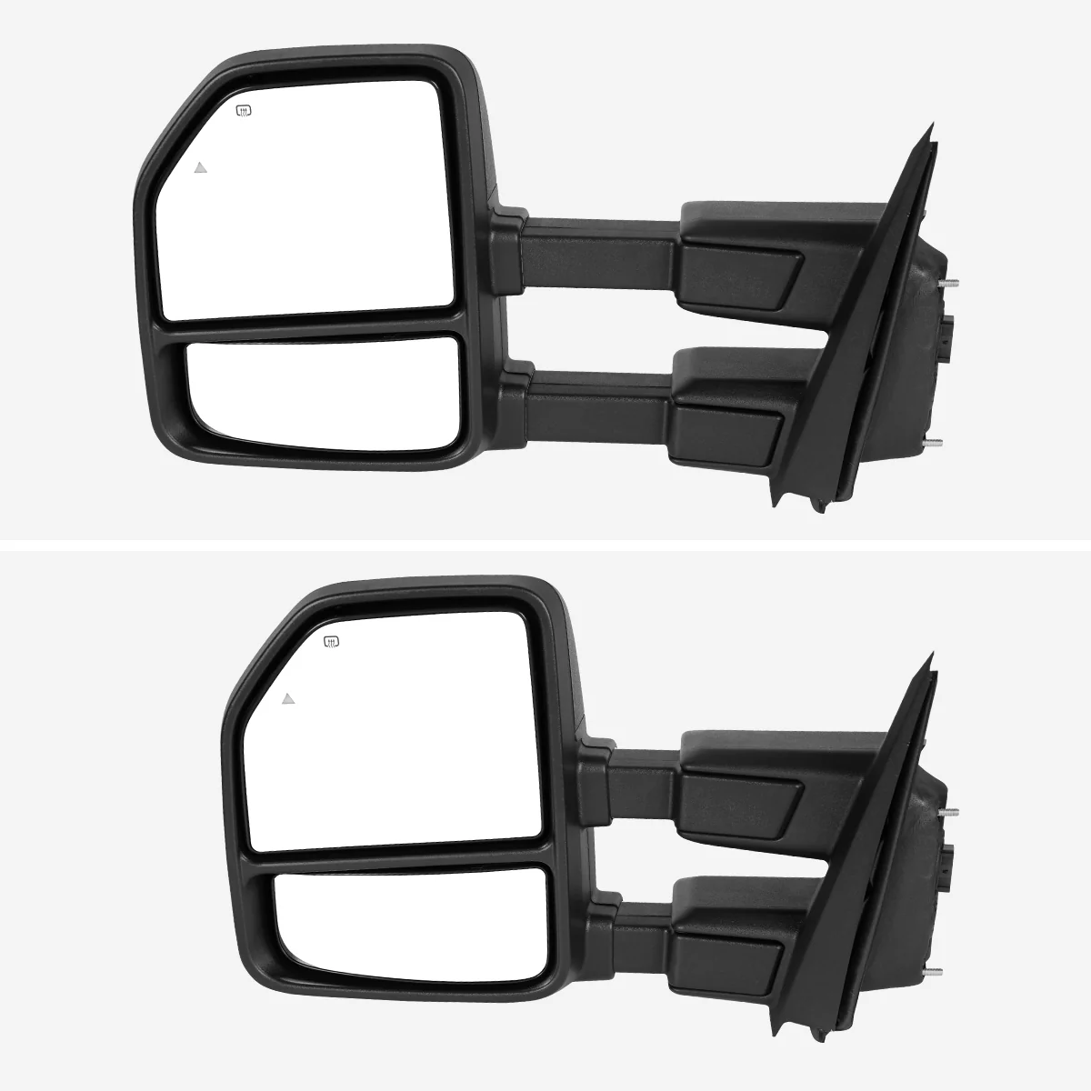 Spec D Towing Mirrors Ford F150 (21-25) F250 (23-25) Manually Extendable w/ Sequential LED Turn Signal in Black or Chrome - Image 6