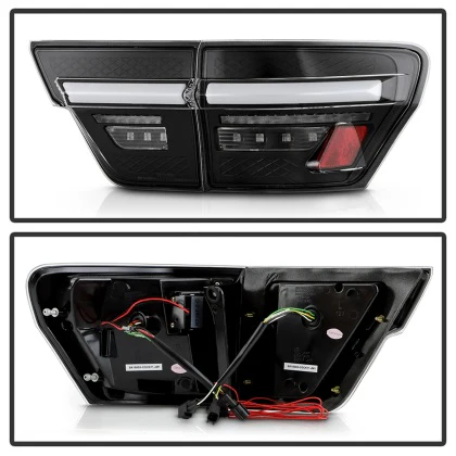 Spyder Apex LED Tail lights Jeep Grand Cherokee (2011-2013) Black Lens - Image 3