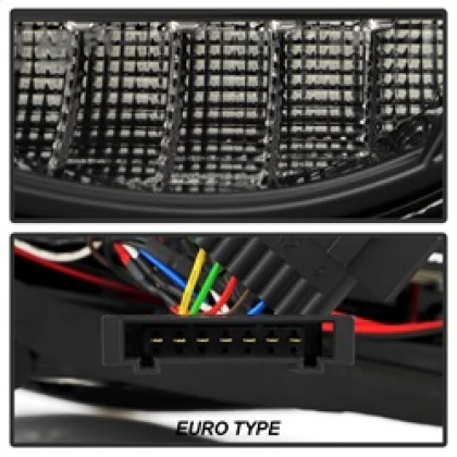 Spyder Apex LED Tail lights Mercedes CLA (2014-2019) w/ Sequential LED Turn Signal - Black Lens - Image 5