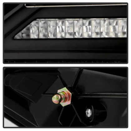 Spyder Apex LED Tail lights Mercedes CLA (2014-2019) w/ Sequential LED Turn Signal - Black Lens - Image 7