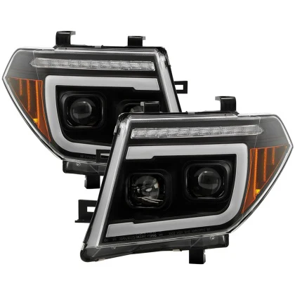 Spyder LED Headlights Nissan Frontier (05–08) Pathfinder (05–07) Apex Series - Black