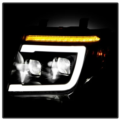 Spyder LED Headlights Nissan Frontier (05–08) Pathfinder (05–07) Apex Series - Black - Image 8