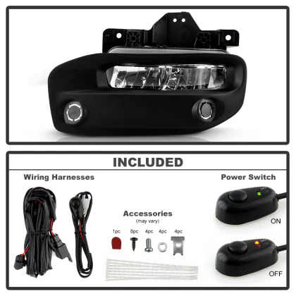 Spyder LED Fog Lights RAM 2500/3500 (19-22) OEM Style w/ Universal Switch - Image 2