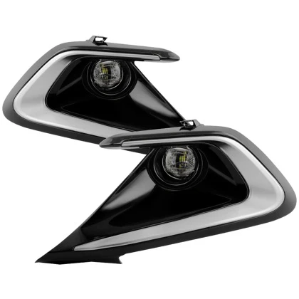 Spyder LED Fog Lights Toyota Corolla Hatchback (23-24) OEM Style w/ Switch & Clear Lens