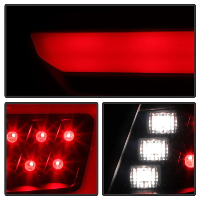 Spyder LED Tail Lights Chevy Impala (14-20) w/ Sequential LED Turn Signal - Black Lens - Image 8