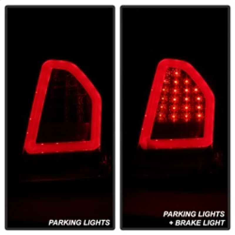 Spyder LED Tail Lights Chrysler 300C / 300 C SRT8 V8 (05-07) Version 2 - Smoked Lens - Image 3