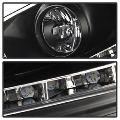 Spyder Projector Headlights VW GTI / Jetta (06-09) Halogen Model Only w/ LED Daytime Running Lights - Image 4
