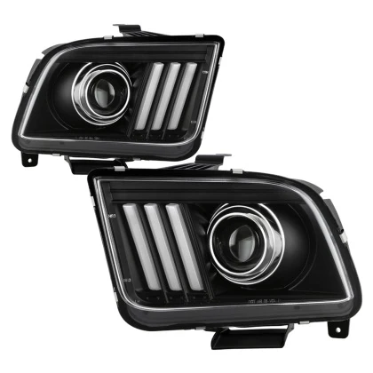 Spyder Projector LED Headlights Ford Mustang (05-08) Apex Series