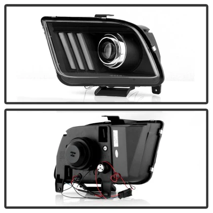 Spyder Projector LED Headlights Ford Mustang (05-08) Apex Series - Image 2