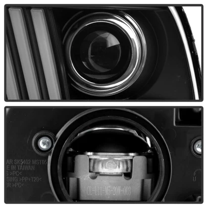 Spyder Projector LED Headlights Ford Mustang (05-08) Apex Series - Image 3