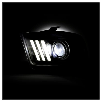 Spyder Projector LED Headlights Ford Mustang (05-08) Apex Series - Image 6