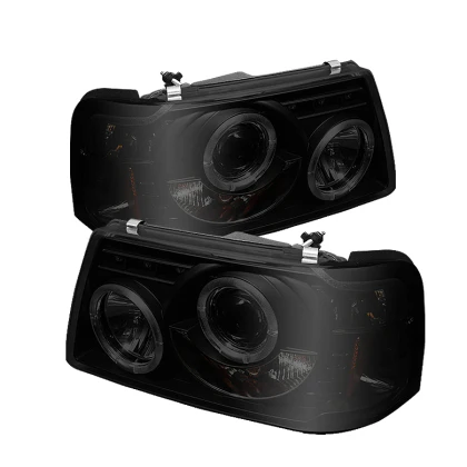 Spyder Projector Headlights for Ford Ranger (2001-2011) Halo LED with Black Housing 5078476