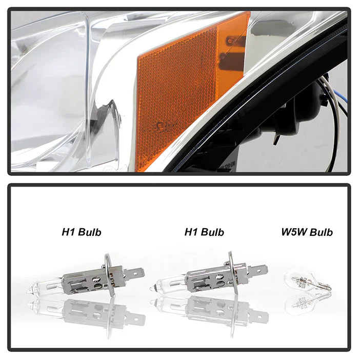 Spyder Projector Headlights Honda Accord Sedan (08-12) Chrome w/ Clear lens - Image 10