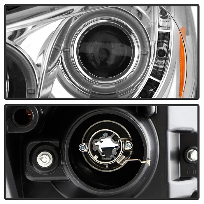 Spyder Projector Headlights Honda Accord Sedan (08-12) Chrome w/ Clear lens - Image 6