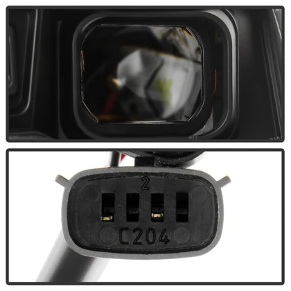 Spyder Projector Headlights Jeep Grand Cherokee (14-21) LED or Projector - Black w/ Clear Lens - Image 4