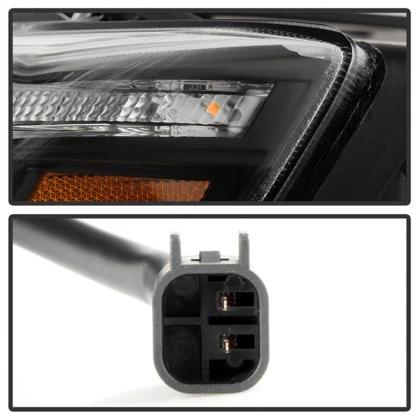 Spyder Projector Headlights Jeep Grand Cherokee (14-21) LED or Projector - Black w/ Clear Lens - Image 7