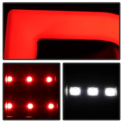 Spyder Rear LED Tail lights Chevy Suburban / Tahoe (15-20) Black Smoke Lens - Image 8