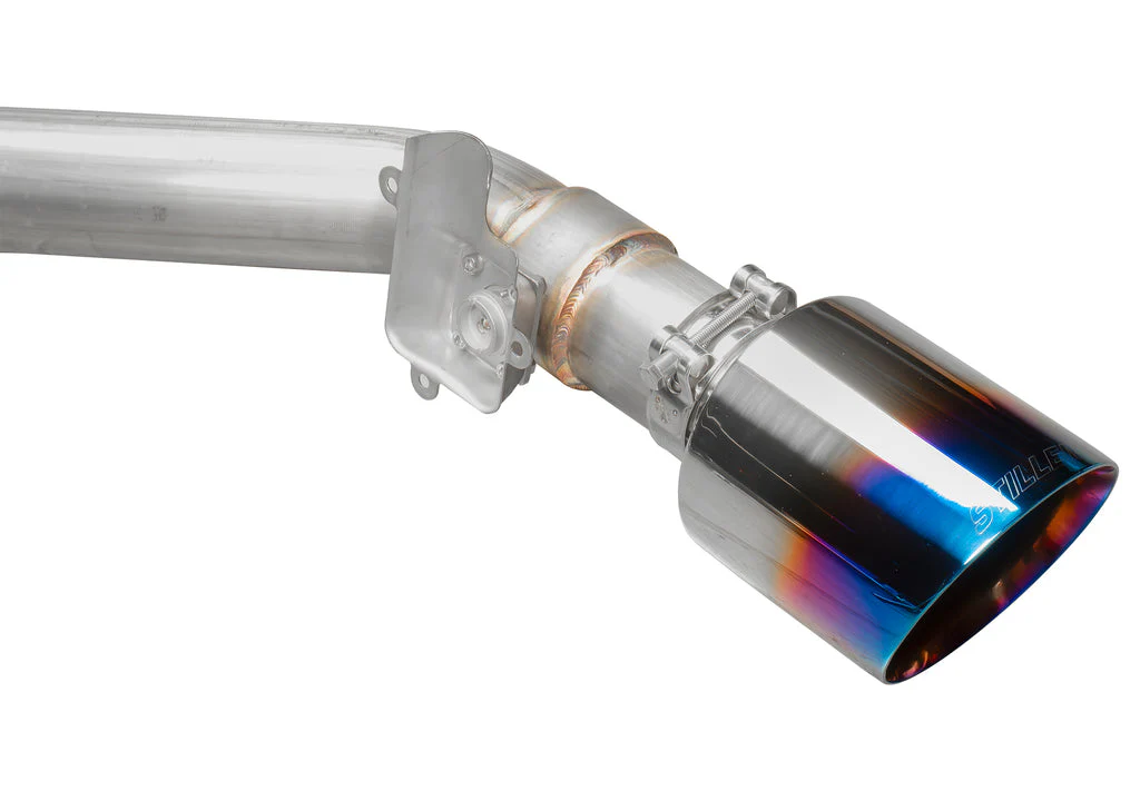 STILLEN Exhaust Hyundai Elantra N (2022-2024) Axleback w/ Polished / Blue Burnt / Carbon Fiber Tips - Image 7
