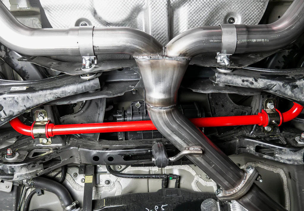 STILLEN Exhaust Hyundai Elantra N (2022-2024) Catback w/ Polished / Blue Burnt / Carbon Fiber Tips - Image 18