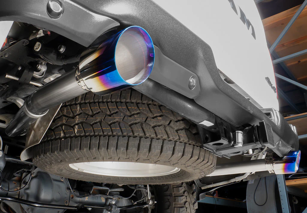 STILLEN Exhaust Ram 1500 5.7L (2011-2024) Catback - Polished / Blue Burnt / Carbon Fiber Tips - Image 18