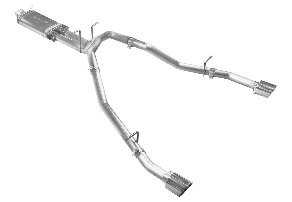 STILLEN Exhaust Ram 1500 5.7L (2011-2024) Catback - Polished / Blue Burnt / Carbon Fiber Tips - Image 6