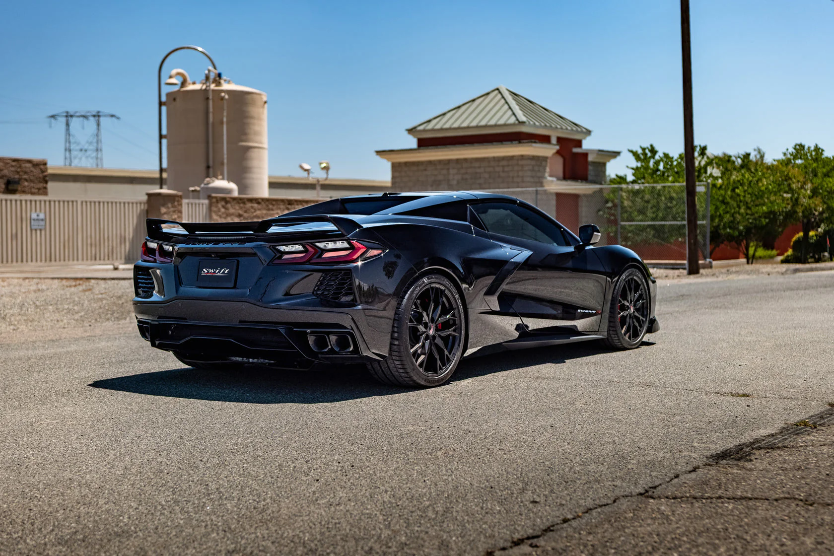 Swift Lowering Springs for Chevy Corvette C8 (2020-2026) 1" Front & Rear Drop 4X932R - Image 4