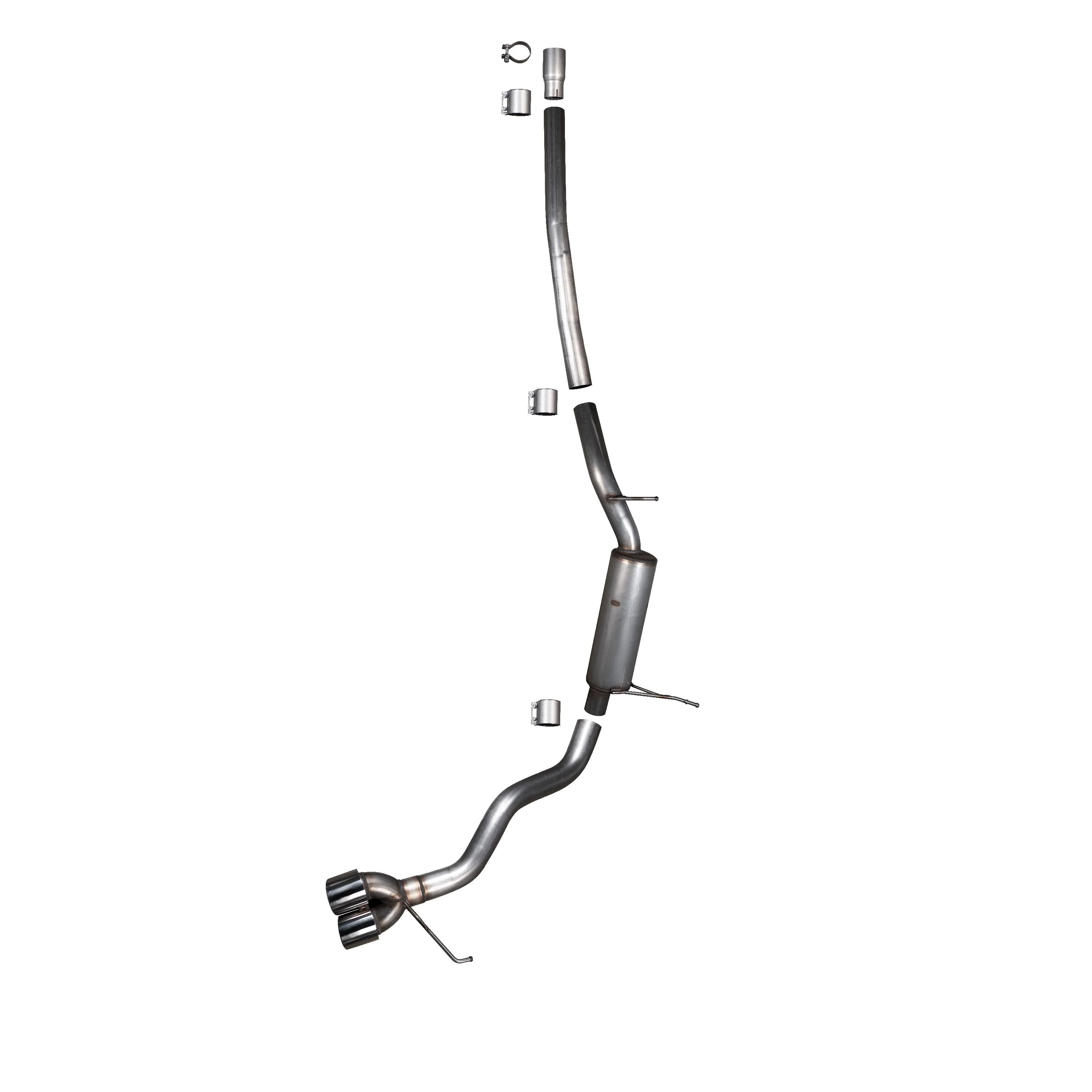 Thermal R&D Exhaust Ford Maverick FWD / AWD (2022-2025) 3" Catback - Black / Polished / Turndown Tips - Image 3