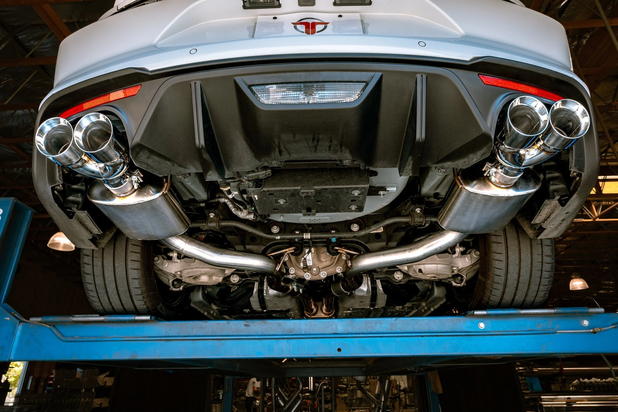 Thermal R&D Exhaust Ford Mustang GT 5.0L S550 (18-23) 3" Catback w/ 4" Quad Tips - Image 2