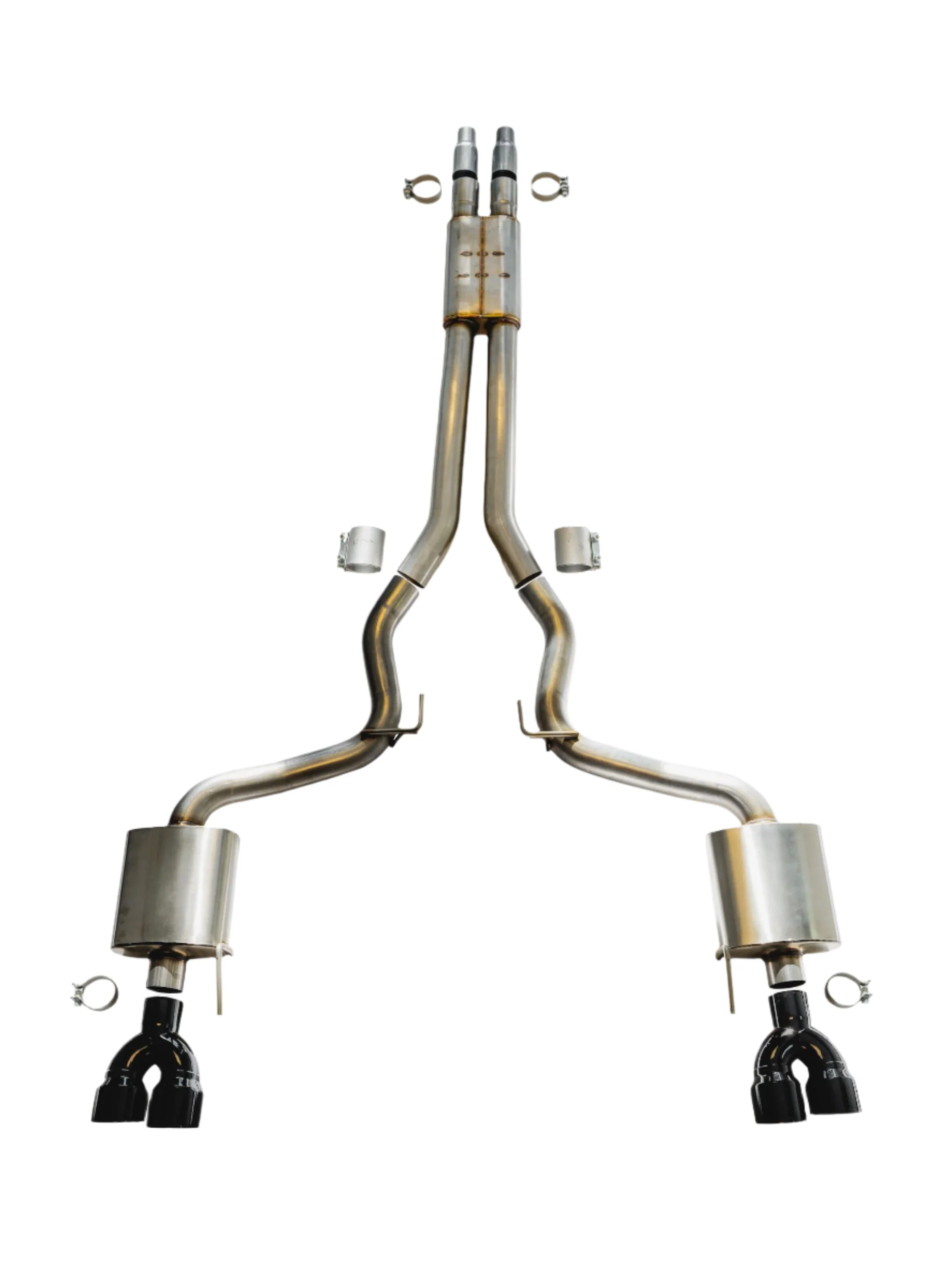 Thermal R&D Exhaust Ford Mustang GT 5.0L S550 (18-23) 3" Catback w/ 4" Quad Tips - Image 6