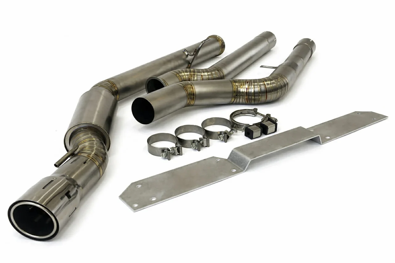 Top Speed Pro 1 Exhaust BMW G42 M240i & M240i xDrive (2022-2026) Full Titanium Catback - Burnt Blue / Burnt Purple / Raw - Image 3