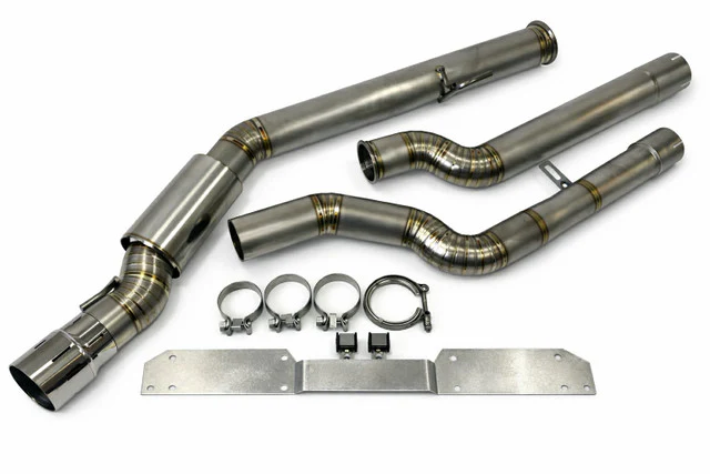 Top Speed Pro 1 Exhaust BMW G42 M240i & M240i xDrive (2022-2026) Full Titanium Catback - Burnt Blue / Burnt Purple / Raw - Image 6