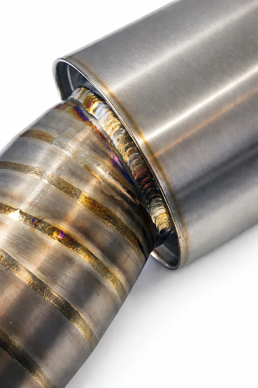 Top Speed Pro 1 Exhaust BMW G42 M240i & M240i xDrive (2022-2026) Full Titanium Catback - Burnt Blue / Burnt Purple / Raw - Image 8