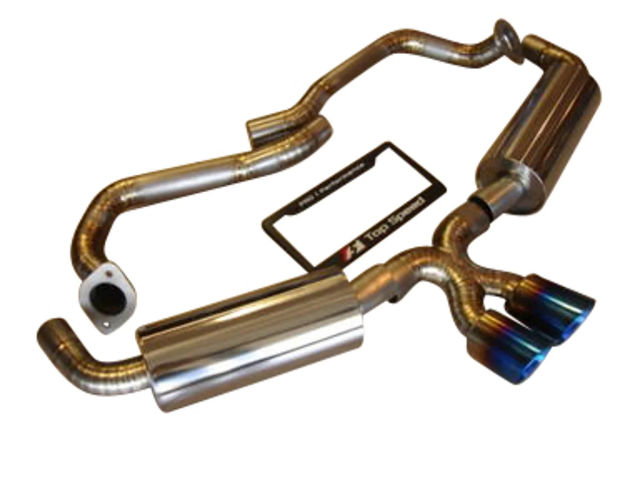 Top Speed Pro 1 Exhaust Porsche Boxster / S / GTS 981 (13-16) 3" Titanium Catback