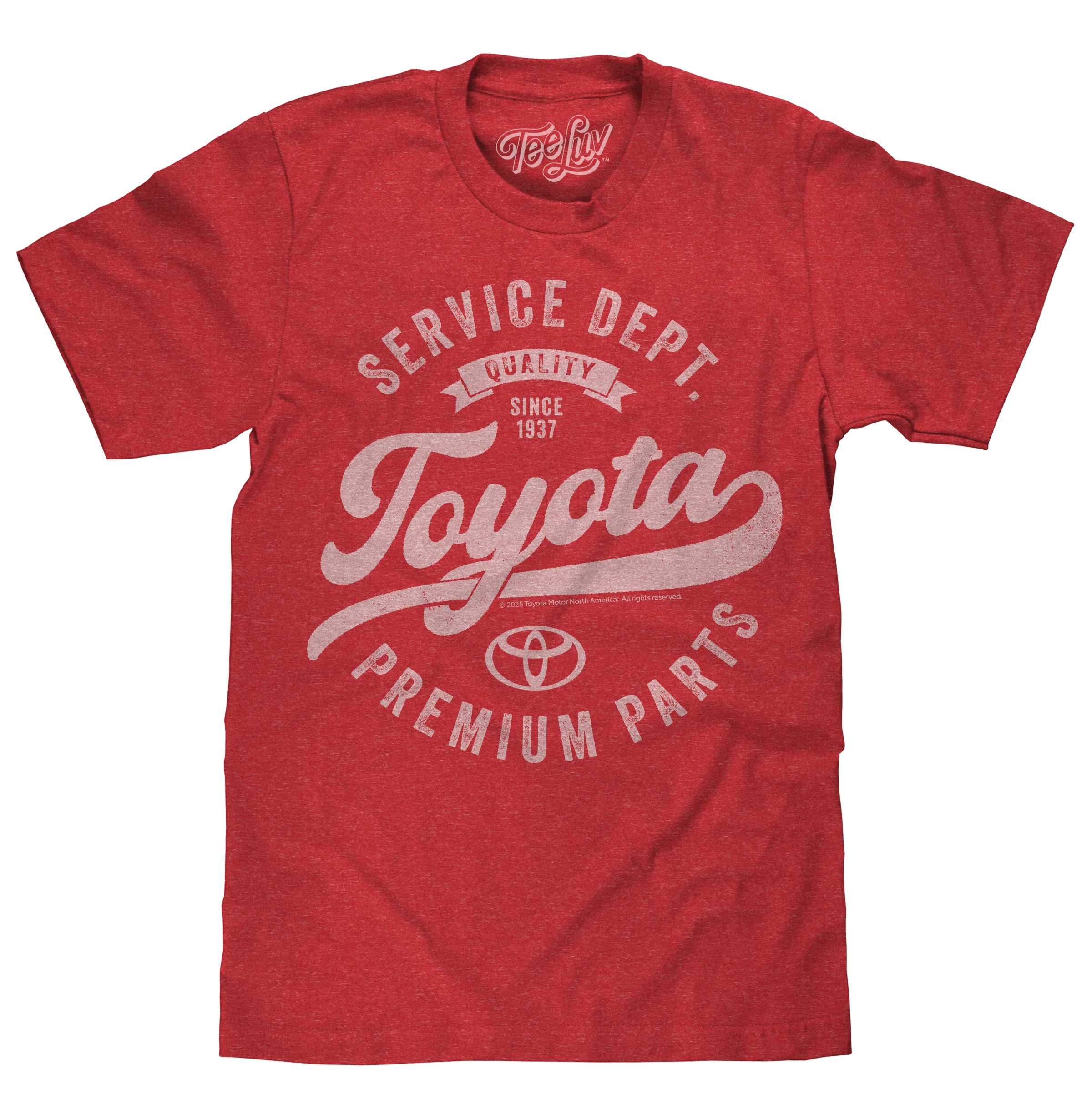Toyota Service Department Premium Parts T-Shirt - Heather Red
