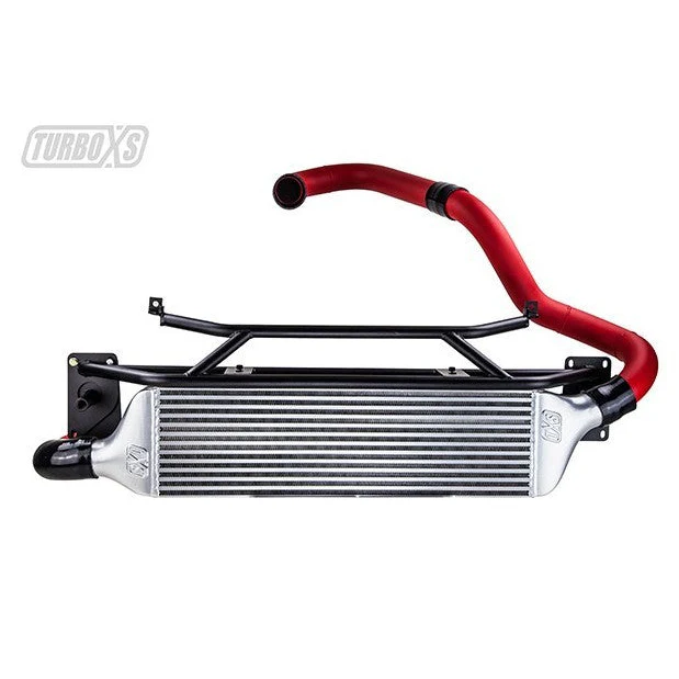 TurboXS Front Mount Intercooler Kit Subaru WRX Or STI VA (2015-2021) Black / Red / Polished - Image 3