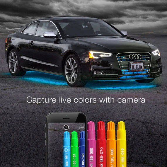XKGlow Underglow + Interior Led Accent Light Kits for Cars w/ XKChrome Smartphone App - Mini/ Standard/ Advance/ Pro - Image 7