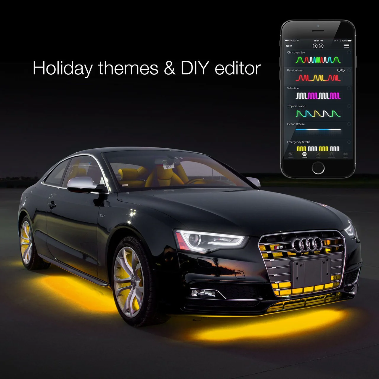 XKGlow Underglow + Interior Led Accent Light Kits for Cars w/ XKChrome Smartphone App - Mini/ Standard/ Advance/ Pro - Image 9