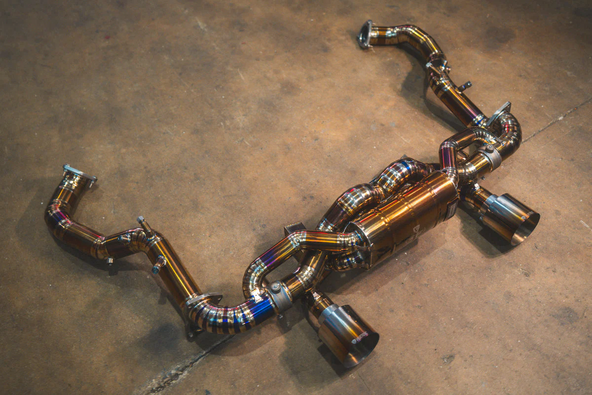 Valvetronic Exhaust Porsche 718 Spyder RS (2024-2025) Valved Sport Rear Section Axleback Muffler w/ Tips - Image 2