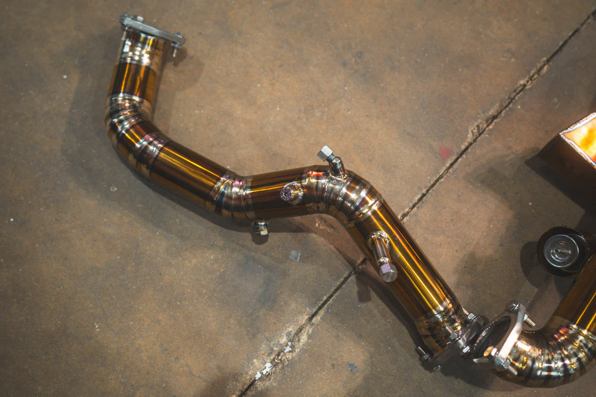 Valvetronic Exhaust Porsche 718 Spyder RS (2024-2025) Valved Sport Rear Section Axleback Muffler w/ Tips - Image 4
