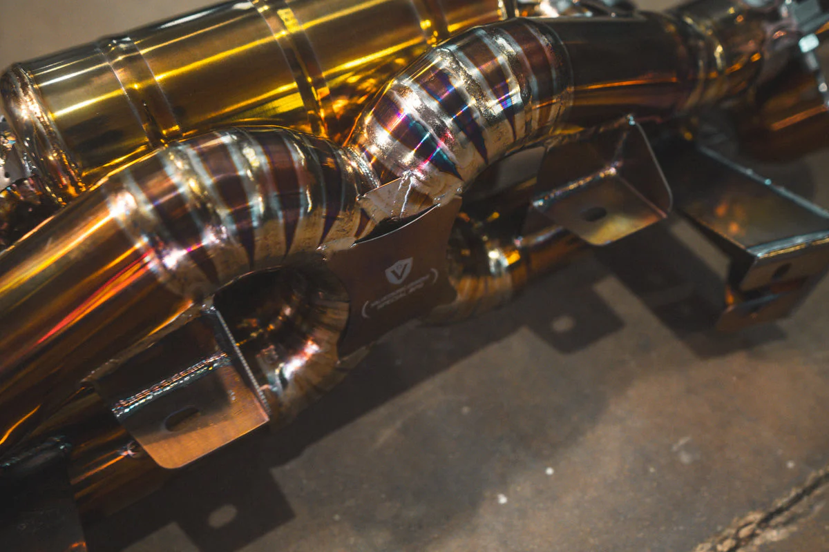 Valvetronic Exhaust Porsche 718 Spyder RS (2024-2025) Valved Sport Rear Section Axleback Muffler w/ Tips - Image 5