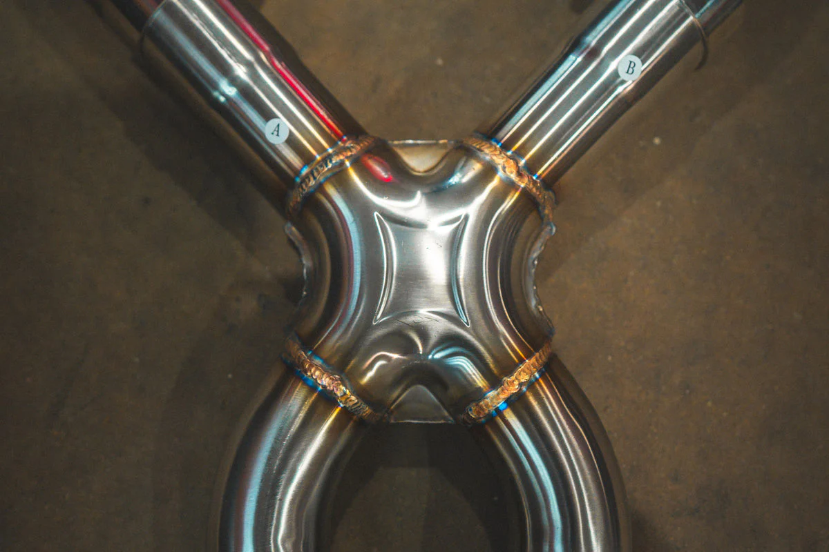 Valvetronic Mid X Pipe BMW M3 E90 E92 E93 (08-13) V2 w/ 200 Cell High Flow Cats - Image 4