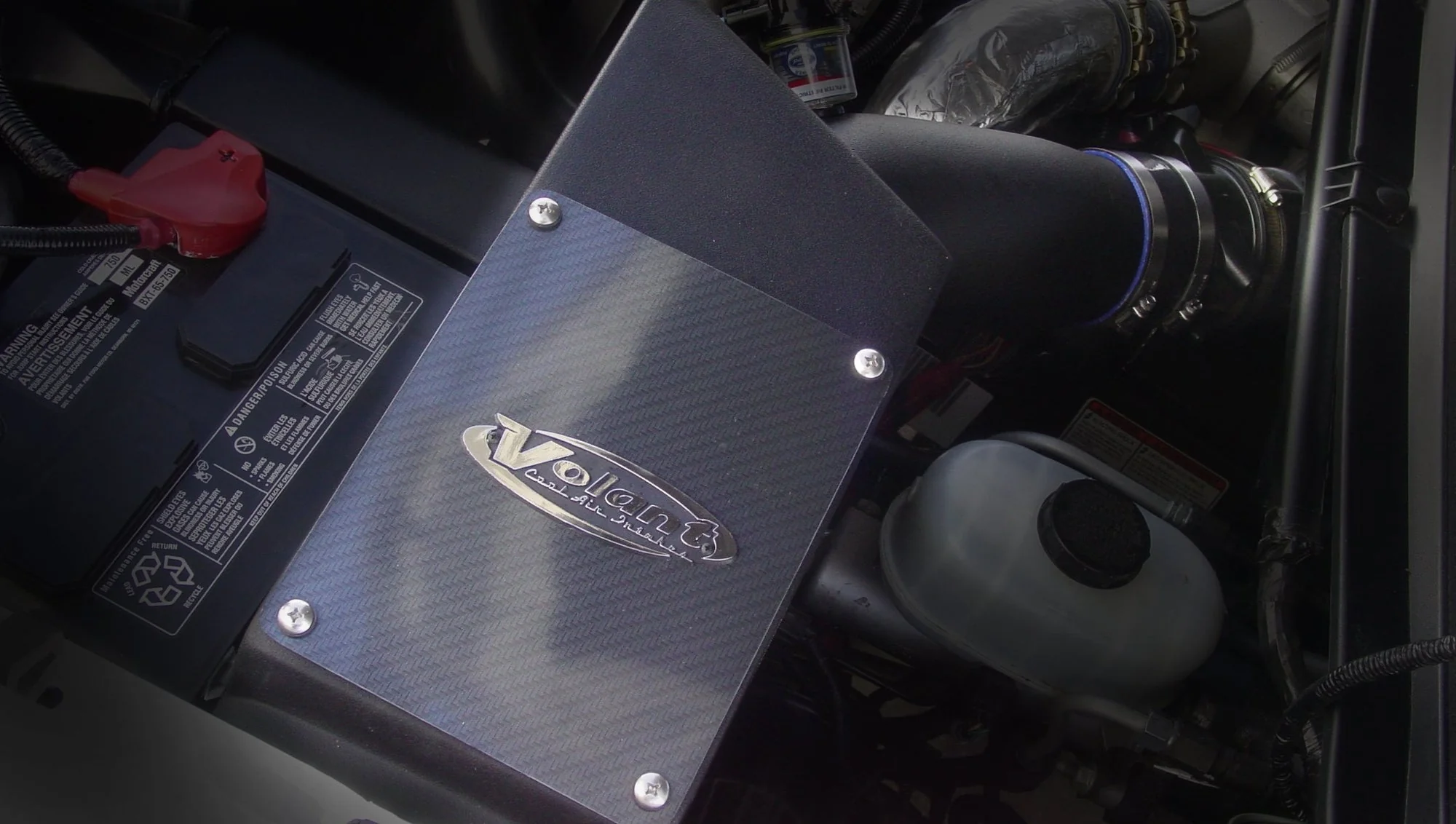 Volant Closed Box Air Intake Ford F-250/F-350/F-450/F-550 Super Duty 7.3L V8 (99-03) Oiled Air Filter - Image 2