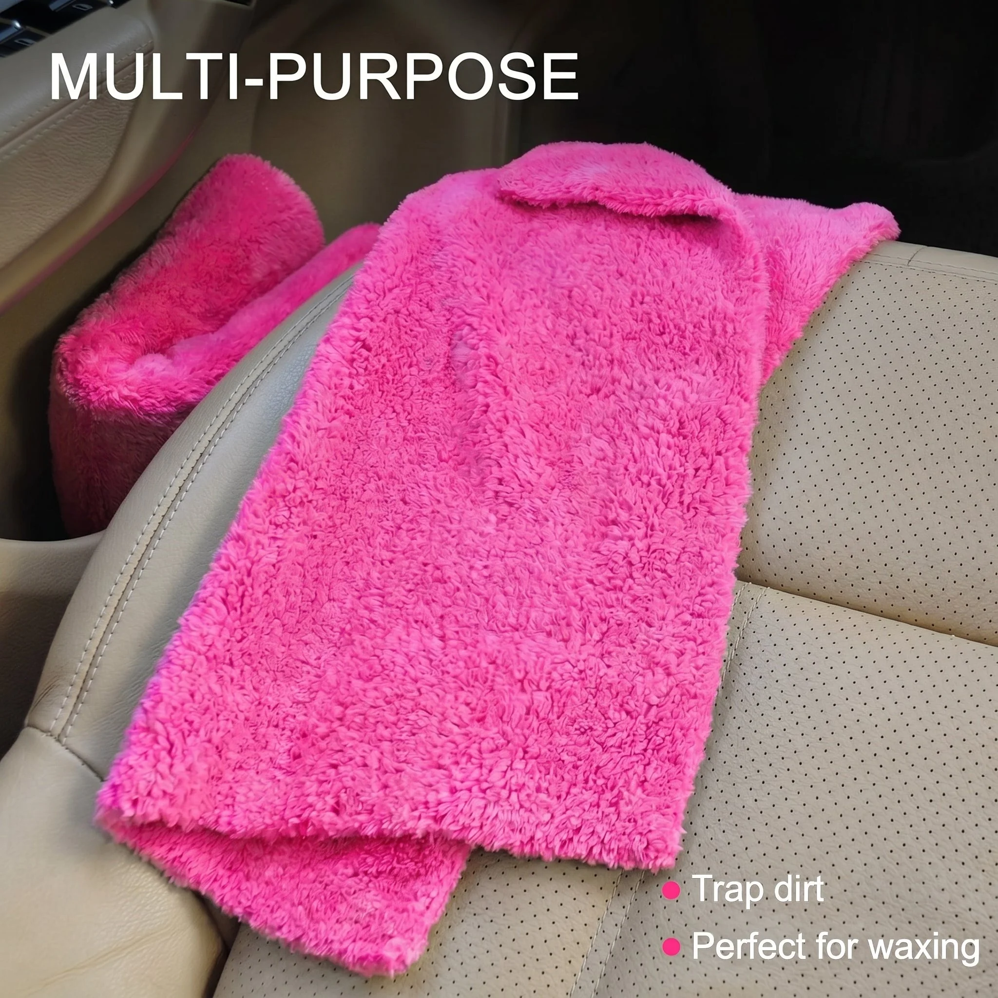 WASH&WHIPS Edgeless Microfiber Coral Fleece with Ultrasonic Edge 3 Pack - Image 6