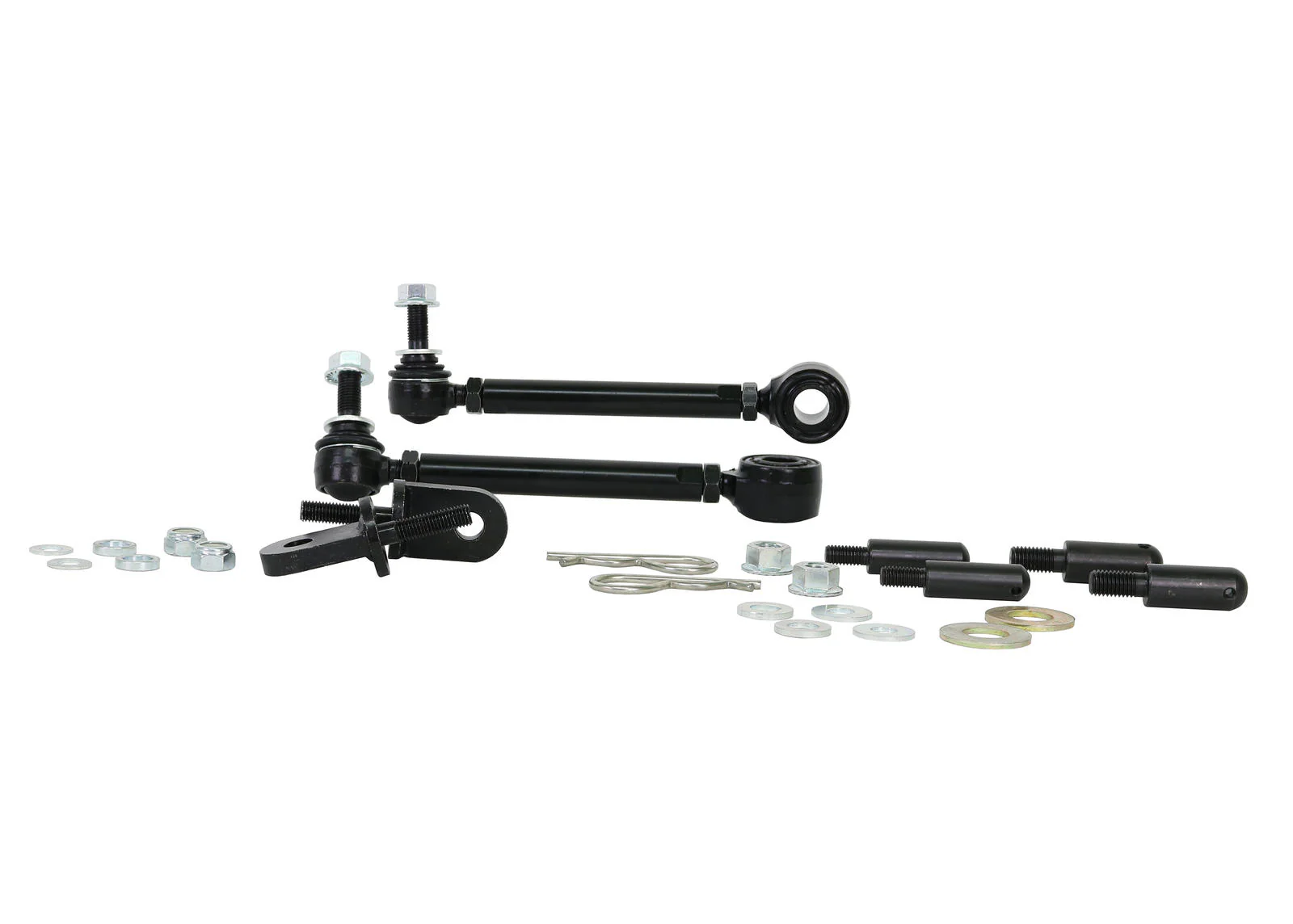 Whiteline Sway Bar End Links Quick Disconnect Jeep Wrangler (1996-2007) [210mm-235mm/ 12mm Ball/Bushing] Front - KLC238 - Image 2