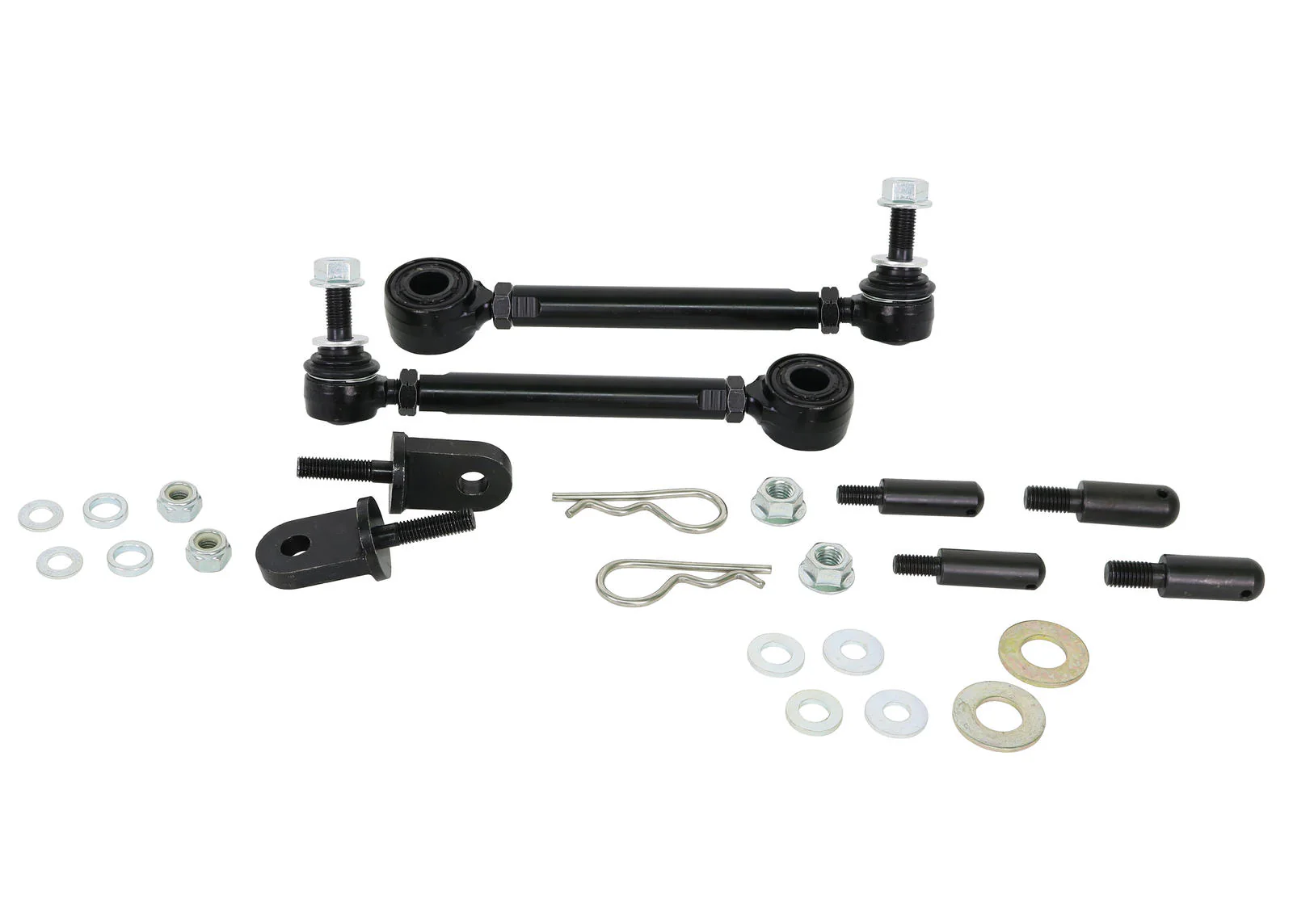 Whiteline Sway Bar End Links Quick Disconnect Jeep Wrangler (1996-2007) [210mm-235mm/ 12mm Ball/Bushing] Front - KLC238 - Image 3