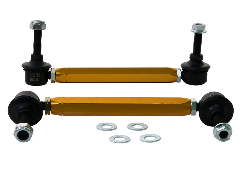 Whiteline Sway Bar End Link Kit Mazda Protegé (1998-2004) [190-215mm/ 10mm Ball Stud] Front - KLC187 - Image 2